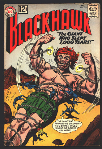 BLACKHAWK #179, Dave Wood, Charles Cuidera, Science Fiction, Giant Monsters