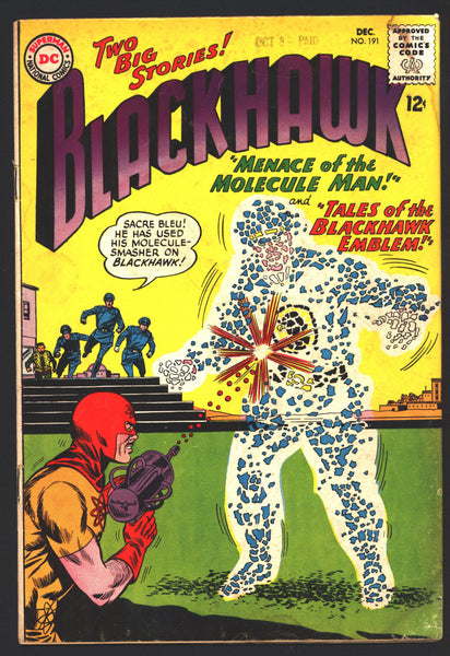 BLACKHAWK #191, Dave Wood,Jack Miller,Charles Cuidera, Molecule Man