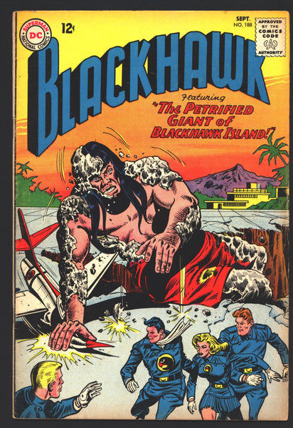 BLACKHAWK #188, Lady Blackhawk, Dave Wood, Charles Cuidera, Science Fiction, Giants