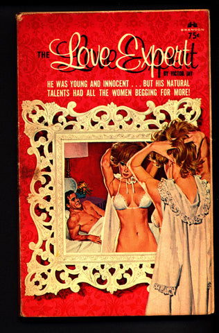 The Love Expert, ADULT,Mature,Vintage,Explicit,Erotic,Fiction,Sleaze, Paperback book