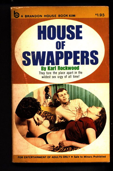 House of Swappers,Brandon Books 6186,Vintage Paperback book