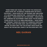 NEIL GAIMAN, Make Good Art, Speech, Chip Kidd ,1st Ed,Hardcover,Inspirational,advice,Artist,writers,muscians,fantasy,Science fiction,