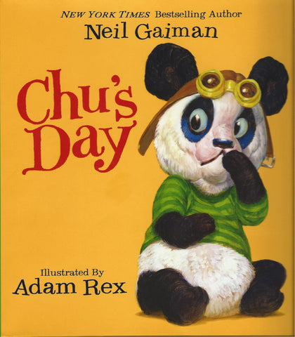 NEIL GAIMAN, Chu's Day, Adam Rex, 1st Ed,Hardcover,novel,Children's illustrated fantasy,Fairy Tale,