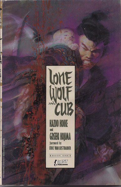 LONE WOLF and Cub,Book One,Kazuo Koike, Goseki Kojima, First Comics Edition,Comic Book, Reprint Collection,GN,Trade paperback,