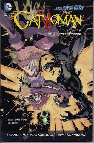 CATWOMAN, Gotham Underground Volume 4, Selina Kyle,DC Comics,Ann Nocenti,Soft Cover,girl power,Batman, Dark Knight,Graphic Novel Collection,