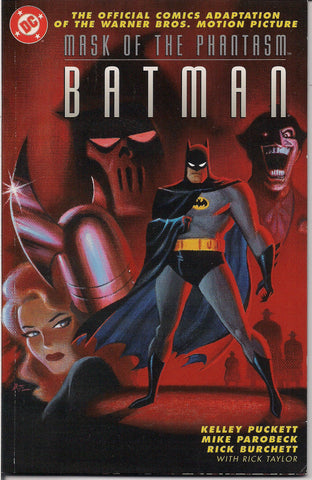 BAT-MAN, Mask of the Phantasm, The Animated Movie, Digest sized paperback Graphic Novel, DC COMICS, Prestige Edition,Kelley Puckett, Mike Parobeck