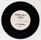 Original, The BEATLES & MURRAY the K, As It Happened, BEATLEmania! 33 1/3 Rpm 7" Single, Rockumentary,British Invasion, ,Rock and Roll Music